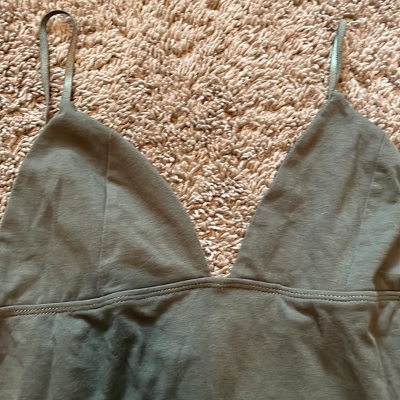 Urban Outfitters-Out from Under-Olive Green Bodysuit - Picture 2 of 6